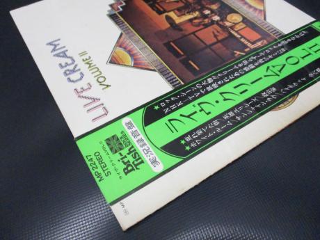 Cream Live Cream Volume II Japan Orig. LP OBI INSERT
