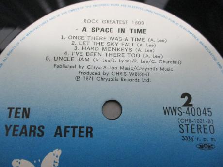 Ten Years After A Space in Time Japan Rare LP OBI