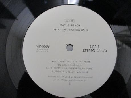 Allman Brothers Band Eat a Peach Japan PROMO 2LP 2OBI WHITE LABEL