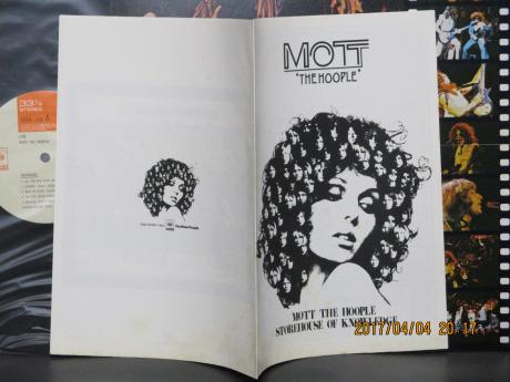 Mott the Hoople Live Japan Orig. LP OBI RARE BOOKLET