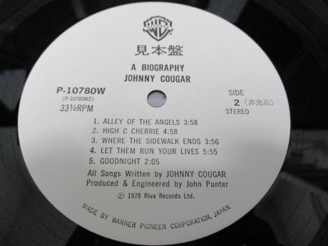 Mellencamp Johnny Cougar A Biography Japan Orig. PROMO LP OBI