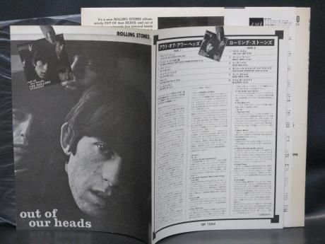Rolling Stones Out of Our Heads Japan PROMO LP OBI POSTER