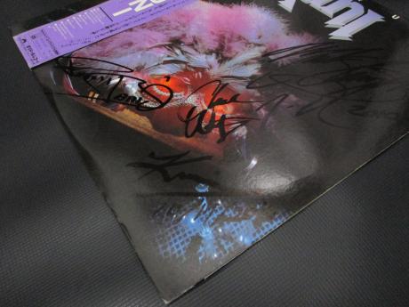 Kuni Masque Japan LP OBI AUTOGRAPH Frankie Banali Mark Slaughter