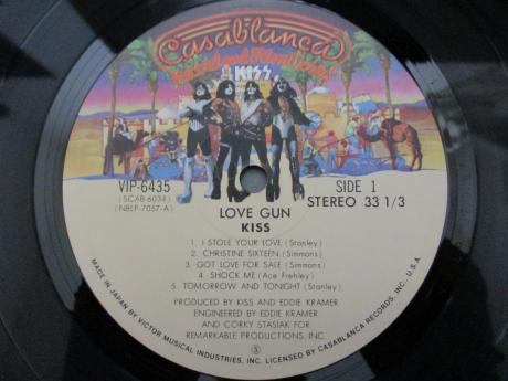 Backwood Records : Kiss Love Gun Japan Orig. LP OBI GUN