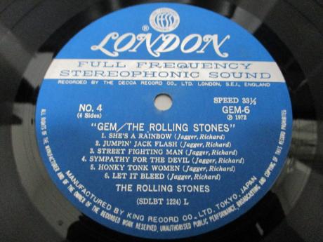 Rolling Stones GEM Japan ONLY 2LP OBI + 7" 1972