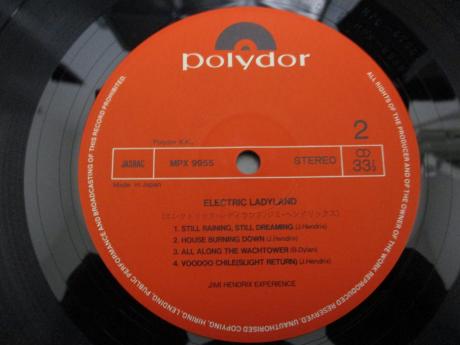 Jimi Hendrix Experience Electric Ladyland Japan Rare 2LP GREEN OBI