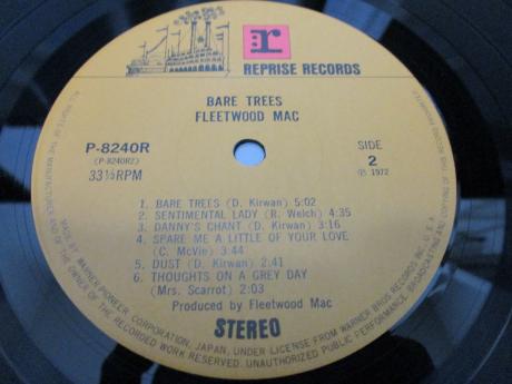 Fleetwood Mac Bare Trees Japan Orig. LP OBI