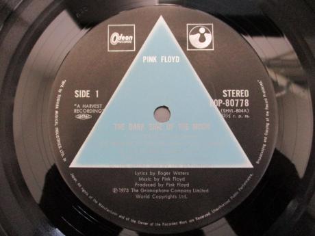 Pink Floyd Dark Side of the Moon Japan Orig. LP OBI ODEON SOLID BLUE