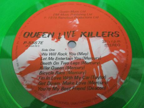 Queen Live Killers Japan Orig. 2LP OBI RED & GREEN DISCS