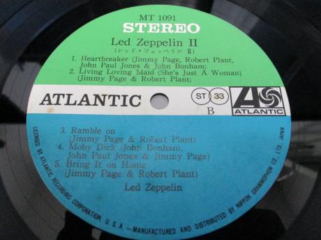 Led Zeppelin 2nd II Japan Orig. LP Nippon Grammophon
