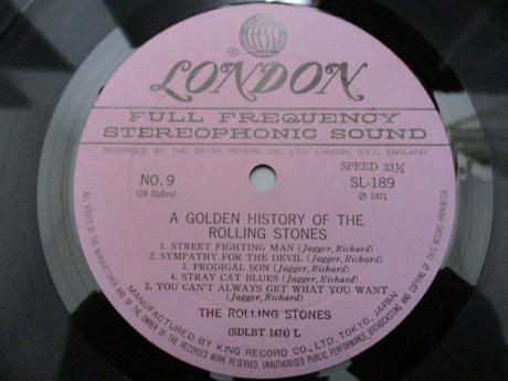 Rolling Stones A Golden History of Japan ONLY 5LP BOX SET OBI