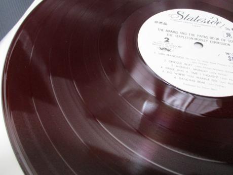 Mamas & Papas Book Of Songs Japan PROMO LP RED WAX