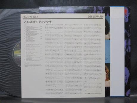 Def Leppard High ‘N’ Dry Japan Rare LP BLUE OBI