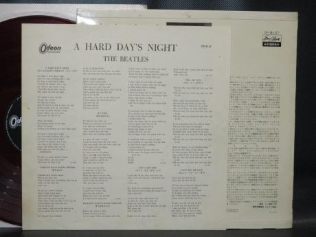 Beatles A Hard Day’s Night Japan Early LP DIF ODEON RED WAX