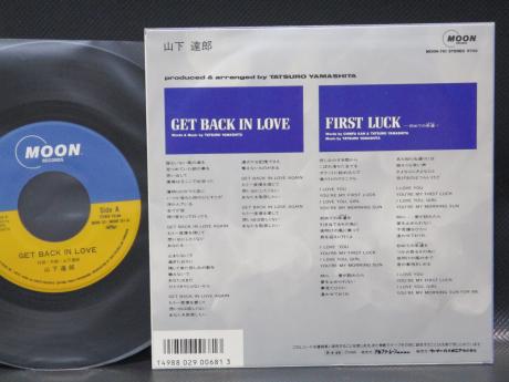 Tatsuro Yamashita Get Back in Love Japan Orig. 7" Envelope PS