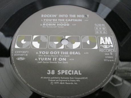 38 Special Rockin' Into the Night Japan PROMO LP OBI
