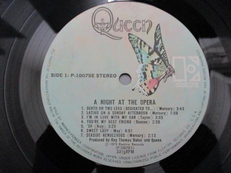 Backwood Records : Queen A Night at the Opera Japan Orig. LP OBI