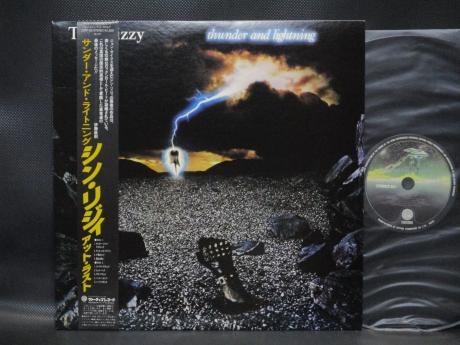 Thin Lizzy Thunder and Lightning Japan Orig. LP OBI