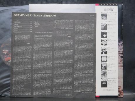 Black Sabbath Live at Last Japan Orig. LP OBI