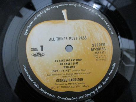 George Harrison All Things Must Pass Japan Forever ED 3LP BOX SET GREEN OBI