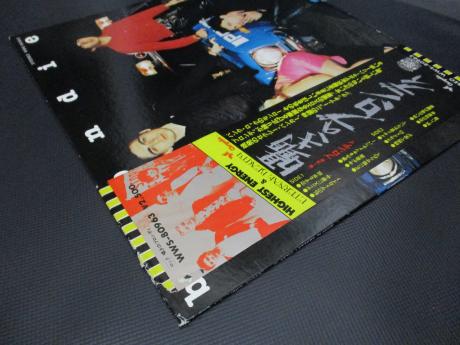 Blondie Plastic Letters Japan PROMO LP OBI PIN-UP