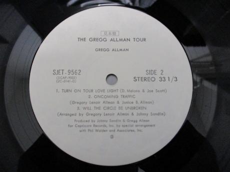 Gregg Allman Tour Japan PROMO 2LP RARE POSTER