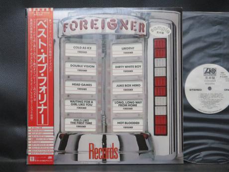 Foreigner Records Japan Orig. PROMO LP OBI WHITE LABEL