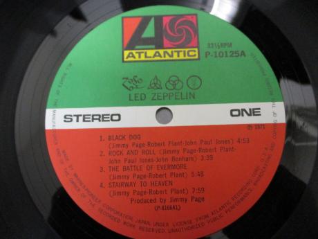 Led Zeppelin IV ( Same Title ) Japan Rare LP OBI