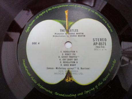 Beatles White Album Japan Orig. 2LP POSTER RED WAX