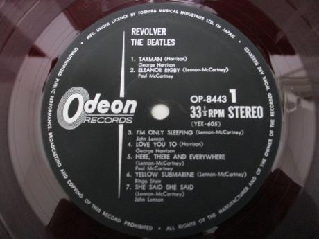 Beatles Revolver Japan Early Press LP ODEON RED WAX