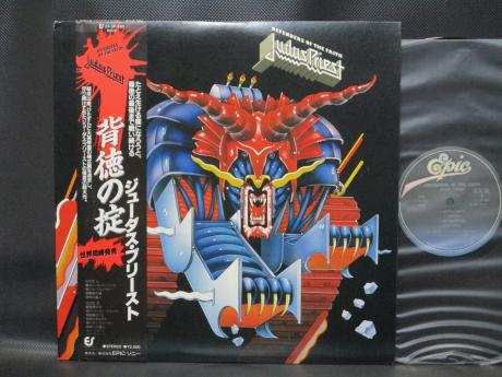 Judas Priest Defenders of the Faith Japan PROMO LP OBI