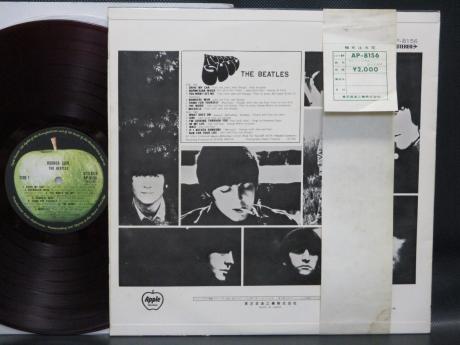 Beatles Rubber Soul Japan Apple 1st Press LP OBI RED WAX EX