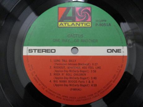 Cactus One Way Or Another Japan Early Press LP OBI RARE POSTER