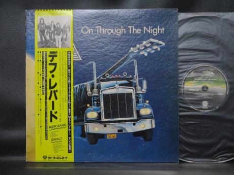 Def Leppard On Through the Night Japan Orig. LP OBI