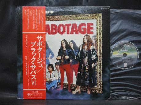 Black Sabbath Sabotage Japan Orig. LP OBI