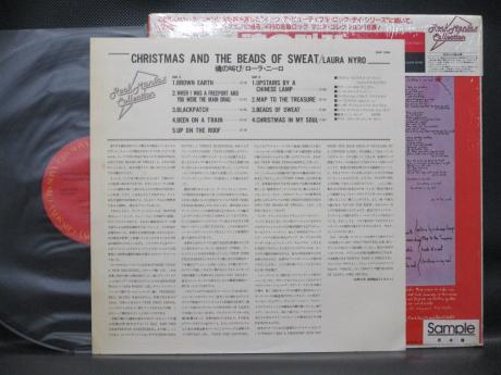 Laura Nyro Christmas and Beads of Sweat Japan PROMO LP CAP OBI SHRINK