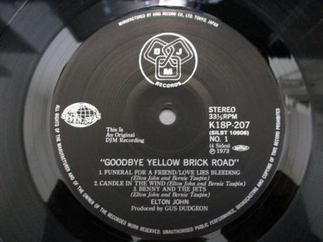 Elton John Goodbye Yellow Brick Road Japan Rare 2LP BLUE OBI