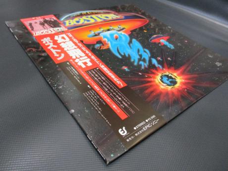 Boston 1st Same Title Japan Early Press LP RED OBI