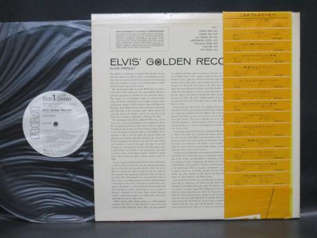 Elvis Presley Elvis Golden Records Japan PROMO LP OBI WHITE LABEL