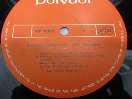 Jimi Hendrix Electric Ladyland Japan Early Press 2LP DIF