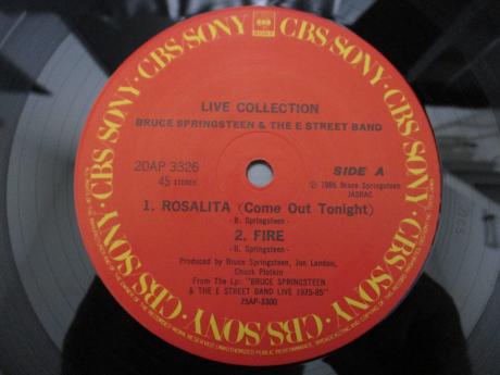 Bruce Springsteen Live Collection Japan ONLY 4 TRACK 12” SHRINK POSTER