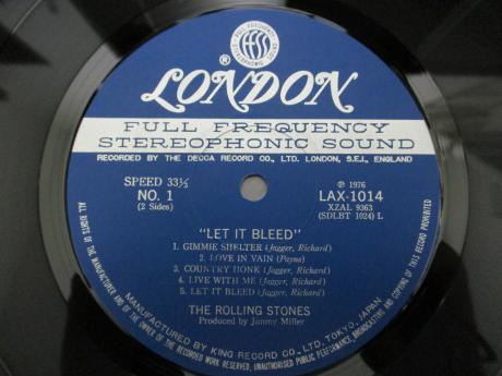 Rolling Stones Let it Bleed Japan LTD LP RED OBI BOOKLET