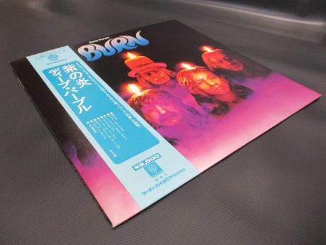 Deep Purple Burn Japan Rare LP OBI INSERT