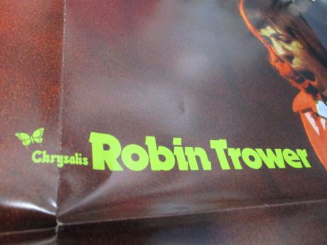 Robin Trower Live ! Japan Orig. LP OBI RARE POSTER