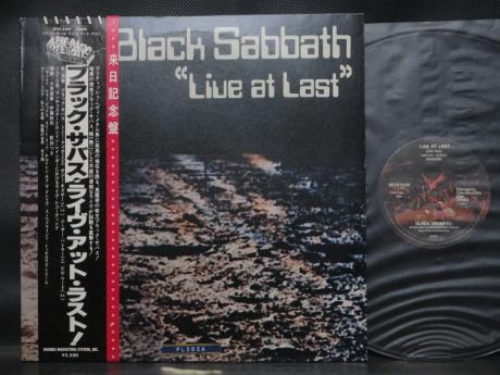 Black Sabbath Live at Last Japan Orig. LP OBI