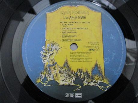 Iron Maiden Live After Death Japan Orig. 2LP OBI