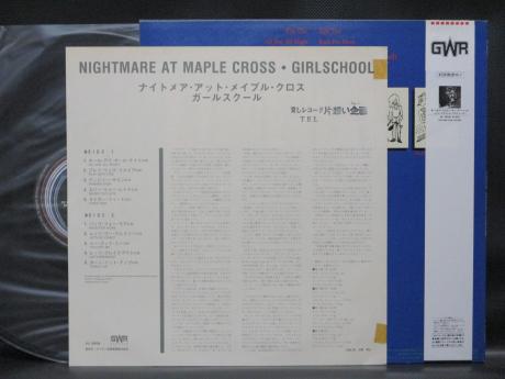 Girlschool Nightmare At Maple Cross Japan Orig. LP OBI