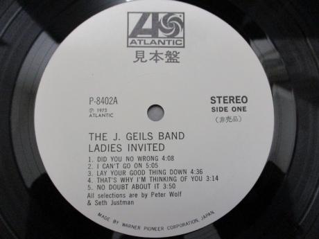 J. Geils Band Ladies Invited Japan PROMO LP OBI WHITE LABEL