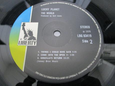 The World Lucky Planet UK Orig. LP Textured G/F