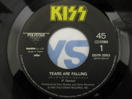 Kiss Tears Are Falling Japan Orig. 7" RARE PS